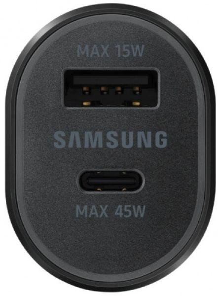 Автомобільний зарядний пристрій Samsung Super Fast Dual Charger Black (EP-L5300XBE)  Фото №3