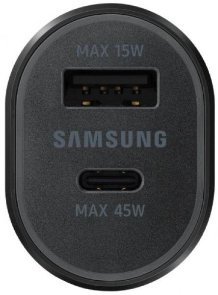 Автомобильное зарядное устройство для Samsung Super Fast Dual Charger Black (EP-L5300XBE)  Фото №4