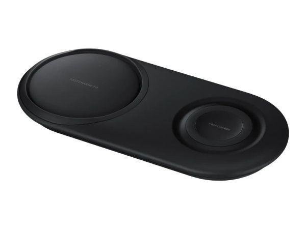 Беспроводное зарядное устройство Samsung Wireless Charger Duo Black (EP-P5200TBRGRU)  Фото №3