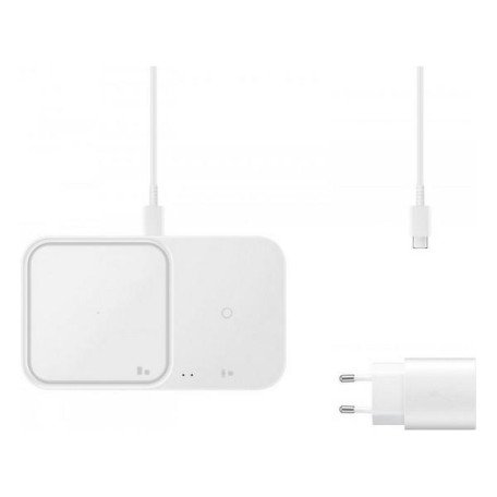 Бездротовий зарядний пристрій Samsung Wireless Charger Duo EP-P5400 with TA White (EP-P5400TWRG)  Фото №0
