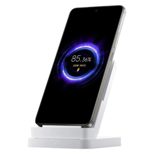 Бездротовий зарядний пристрій Xiaomi 50W Wireless Charging Stand Pro White (BHR7560GL)  Фото №2