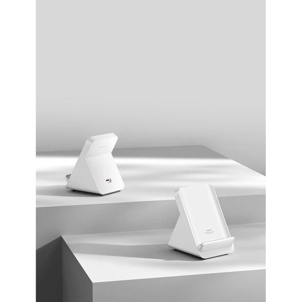 Бездротовий зарядний пристрій Xiaomi 80W Adaptive Wireless Charging Stand White (BHR8304GL)  Фото №12