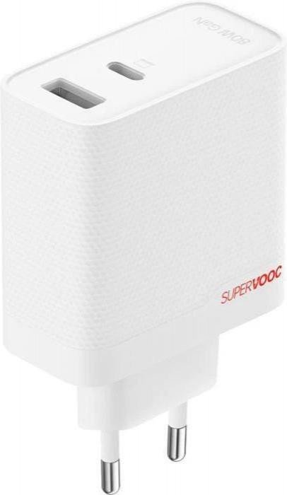 Сетевое зарядное устройство OPPO Supervooc 80W Type-A to Type-C cable White (CN)