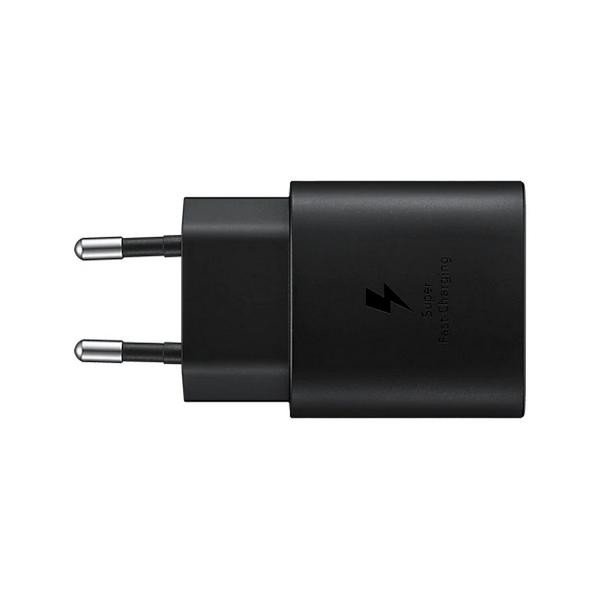 Мережевий зарядний пристрій Samsung 25W PD Power Adapter (w/o cable) Black (EP-TA800NBE)
