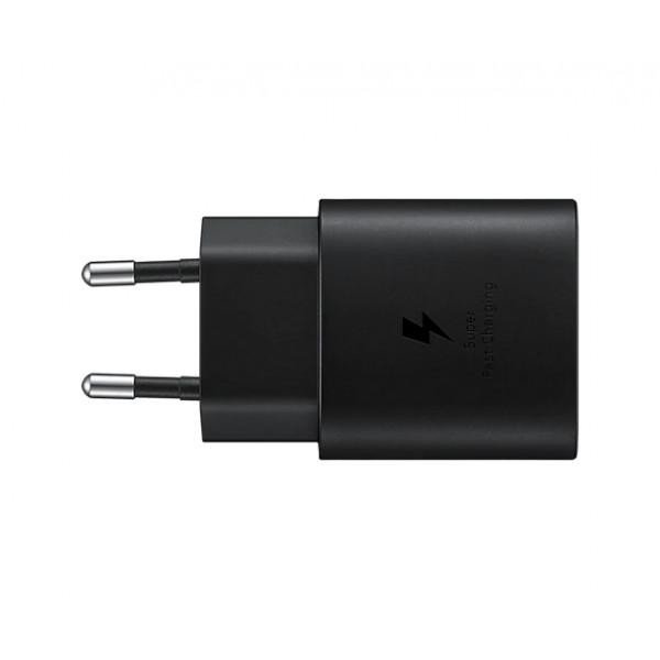 Мережевий зарядний пристрій Samsung 25W PD Power Adapter (w/o cable) Black (EP-TA800NBE)  Фото №2