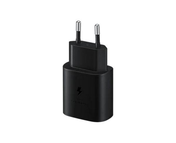 Мережевий зарядний пристрій Samsung 25W PD Power Adapter (w/o cable) Black (EP-TA800NBE)  Фото №3