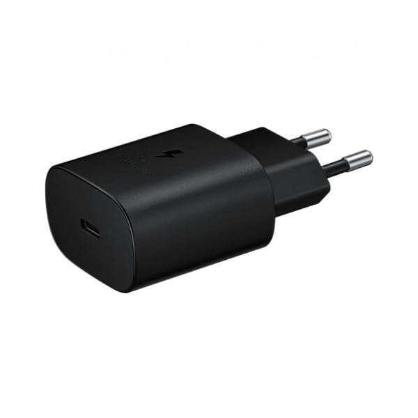 Мережевий зарядний пристрій Samsung 25W PD Power Adapter (w/o cable) Black (EP-TA800NBE)  Фото №4