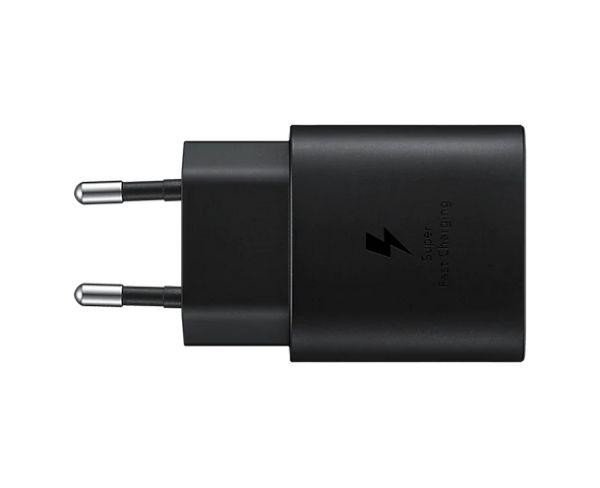 Мережевий зарядний пристрій Samsung 25W PD Power Adapter (w/o cable) Black (EP-TA800NBE)  Фото №5