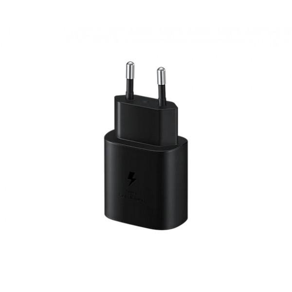 Мережевий зарядний пристрій Samsung 25W PD Power Adapter (w/o cable) Black (EP-TA800NBE)  Фото №6