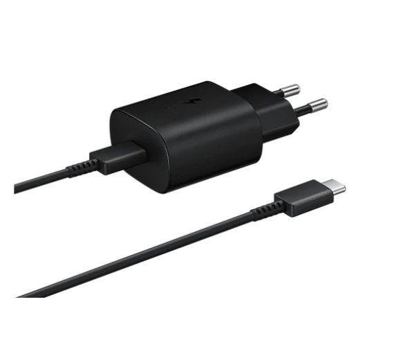 Сетевое зарядное устройство Samsung 25W PD Power Adapter (w/o cable) Black (EP-TA800NBE)  Фото №2