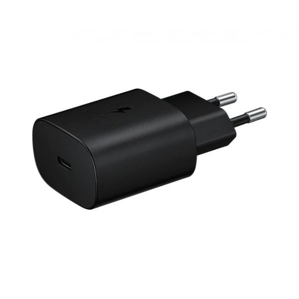 Сетевое зарядное устройство Samsung 25W PD Power Adapter (w/o cable) Black (EP-TA800NBE)  Фото №12