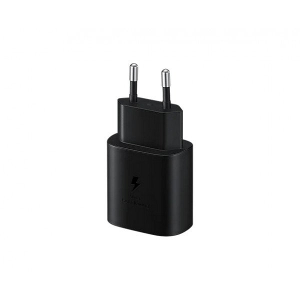 Сетевое зарядное устройство Samsung 25W PD Power Adapter (w/o cable) Black (EP-TA800NBE)  Фото №14