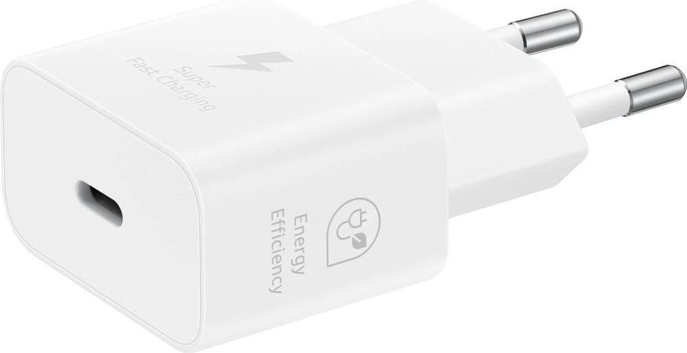 Сетевое зарядное устройство Samsung 25W PD Power Adapter White w/o cable (EP-T2510NWE)  Фото №2