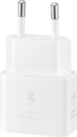 Сетевое зарядное устройство Samsung 25W PD Power Adapter White w/o cable (EP-T2510NWE)  Фото №0