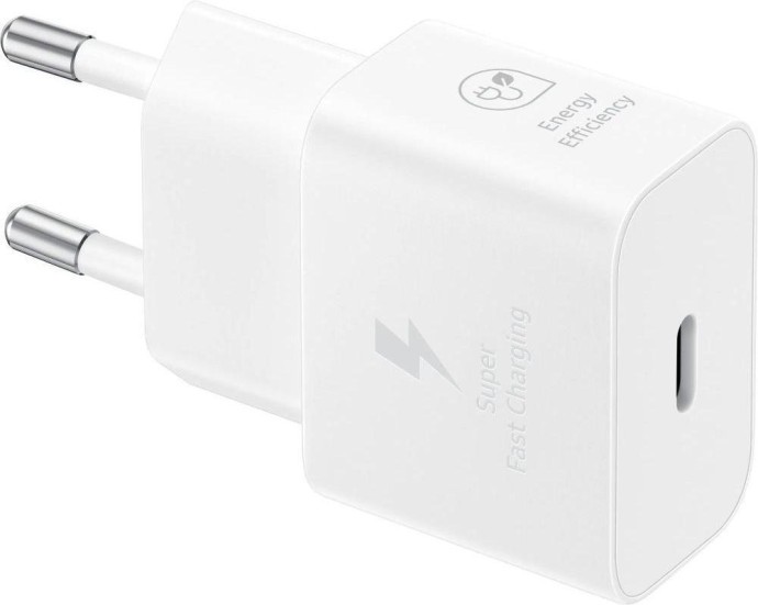 Мережевий зарядний пристрій Samsung 25W PD Power Adapter White w/o cable (EP-T2510NWE)  Фото №0