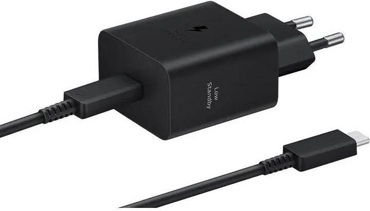 Мережевий зарядний пристрій Samsung EP-T4511 45W Type-C to Type-C cable Black (EP-T4511XBEGEU)