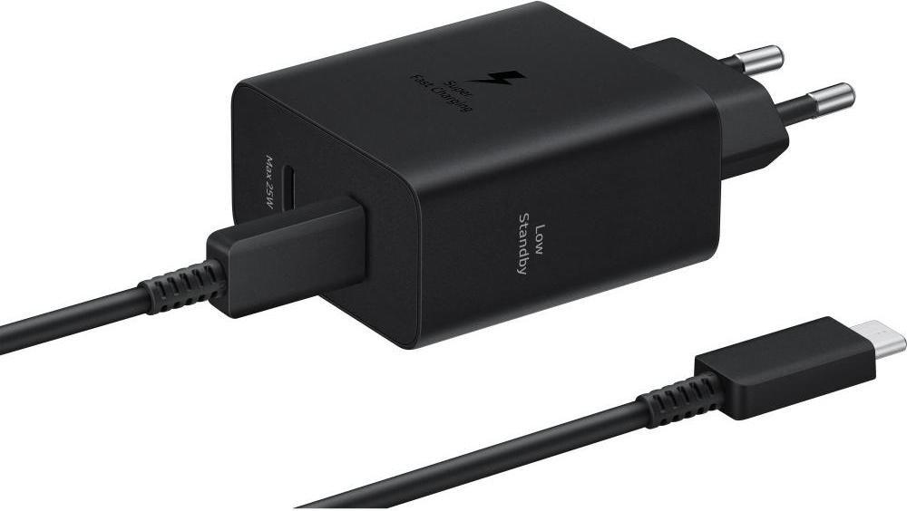 Сетевое зарядное устройство Samsung EP-T5020X 50W Black Type-C to Type-C cable (EP-T5020XBE)  Фото №2