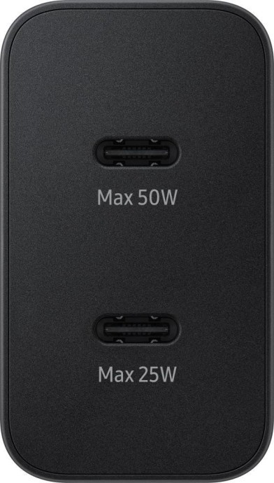 Мережевий зарядний пристрій Samsung EP-T5020X 50W Black Type-C to Type-C cable (EP-T5020XBE)  Фото №0