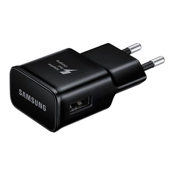 Мережевий зарядний пристрій Samsung EP-TA20EBEC + Type-C Cable Black  Фото №1