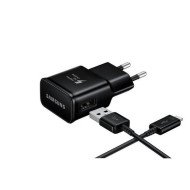 Мережевий зарядний пристрій Samsung EP-TA20EBEC + Type-C Cable Black Мережевий зарядний пристрій Samsung EP-TA20EBEC + Type-C Cable Black