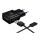 Мережевий зарядний пристрій Samsung EP-TA20EBEC + Type-C Cable Black  Фото №1