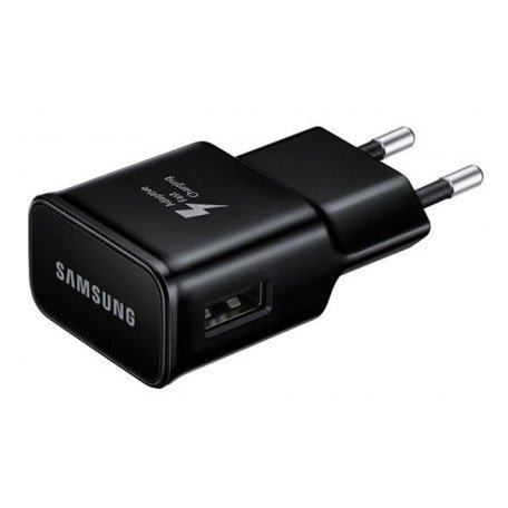Мережевий зарядний пристрій Samsung EP-TA20EBEC + Type-C Cable Black  Фото №1