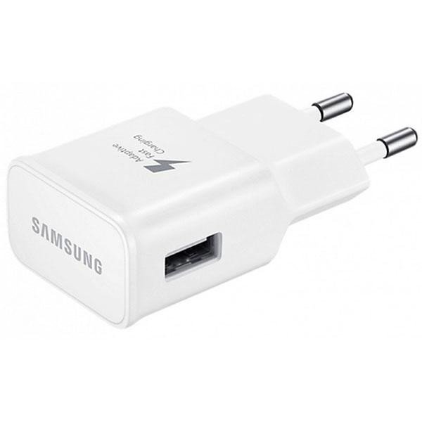 Мережевий зарядний пристрій Samsung EP-TA20EWECGRU + Type-C Cable White  Фото №0