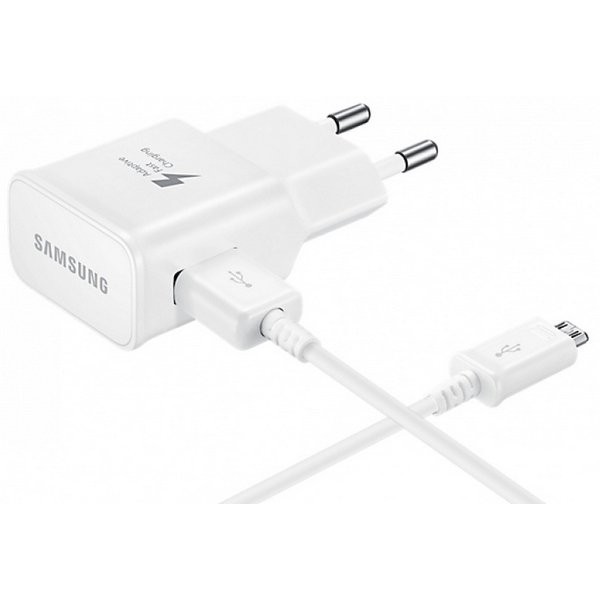 Мережевий зарядний пристрій Samsung EP-TA20EWECGRU + Type-C Cable White