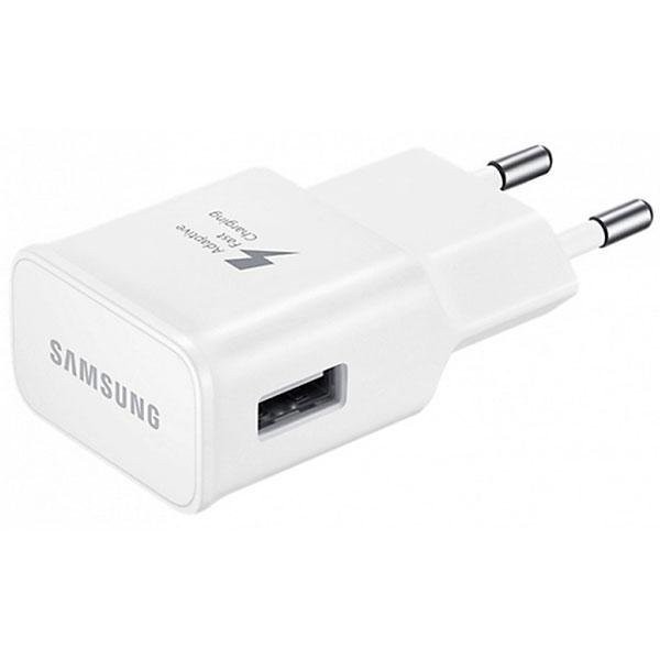 Мережевий зарядний пристрій Samsung EP-TA20EWECGRU + Type-C Cable White  Фото №1