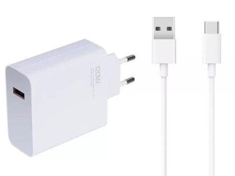 Мережевий зарядний пристрій Xiaomi 120W Charger + USB Type-C Cable White (BHR6034EU)  Фото №0