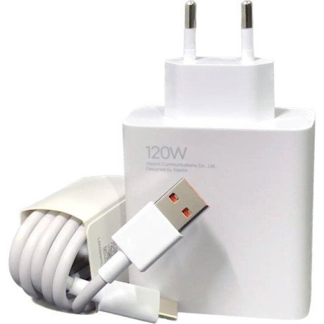 Мережевий зарядний пристрій Xiaomi 120W Charger + USB Type-C Cable White (BHR6034EU)  Фото №5