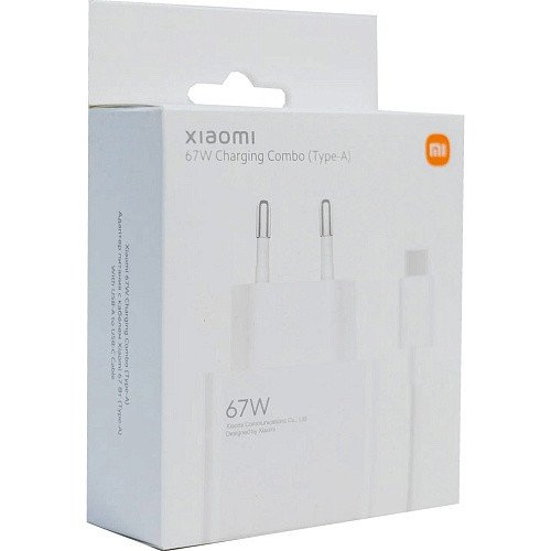 Сетевое зарядное устройство Xiaomi 67W HyperCharge Combo White Type-C cable (BHR9465EU)  Фото №8