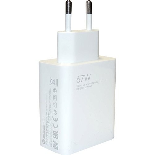 Сетевое зарядное устройство Xiaomi 67W HyperCharge Combo White Type-C cable (BHR9465EU)  Фото №6