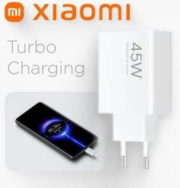 Мережевий зарядний пристрій Xiaomi Turbo Charging 45W White (BHR07SLEU)  Фото №2