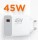 Сетевое зарядное устройство Xiaomi Turbo Charging 45W White (BHR07SLEU)  Фото №2
