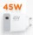 Сетевое зарядное устройство Xiaomi Turbo Charging 45W White (BHR07SLEU)  Фото №6