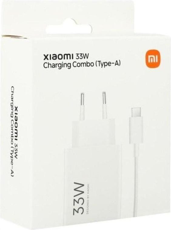Мережевий зарядний пристрій Xiaomi Wall Charger 33W White Type-C Cable (BHR9956EU)  Фото №0