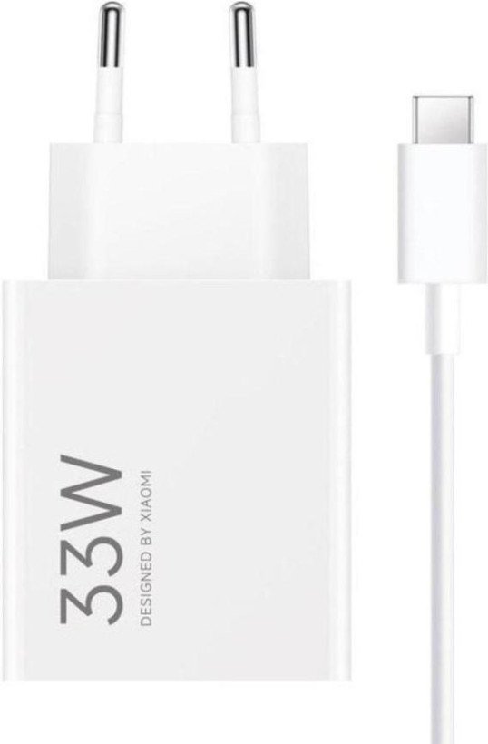 Мережевий зарядний пристрій Xiaomi Wall Charger 33W White Type-C Cable (BHR9956EU)  Фото №1