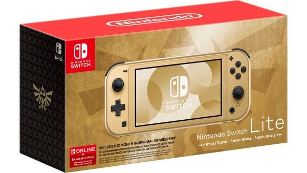 Портативна ігрова приставка Nintendo Switch Lite Hyrule Edition (0045496453893)  Фото №5