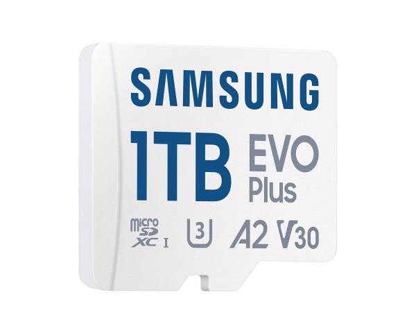 Карта пам&#039;яті Samsung 1 TB microSDXC Class 10 UHS-I U3 V30 A2 EVO Plus + SD Adapter (MB-MC1T0SA)  Фото №2