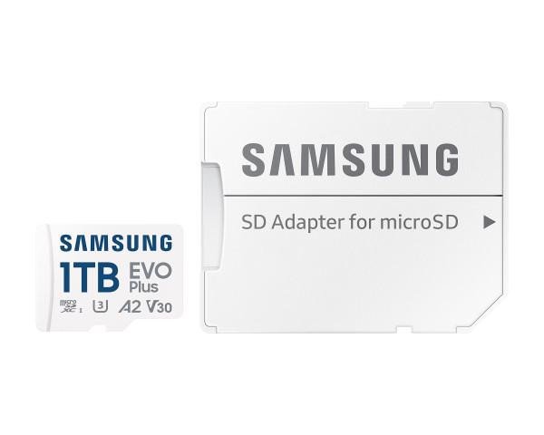 Карта пам&#039;яті Samsung 1 TB microSDXC Class 10 UHS-I U3 V30 A2 EVO Plus + SD Adapter (MB-MC1T0SA)  Фото №4
