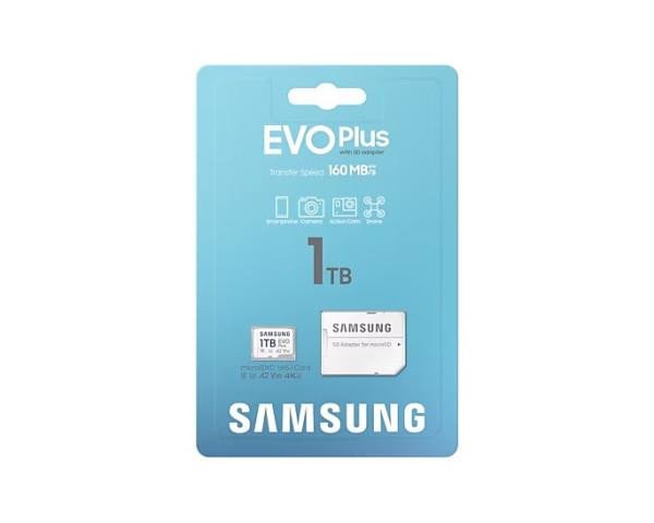 Карта пам&#039;яті Samsung 1 TB microSDXC Class 10 UHS-I U3 V30 A2 EVO Plus + SD Adapter (MB-MC1T0SA)  Фото №6