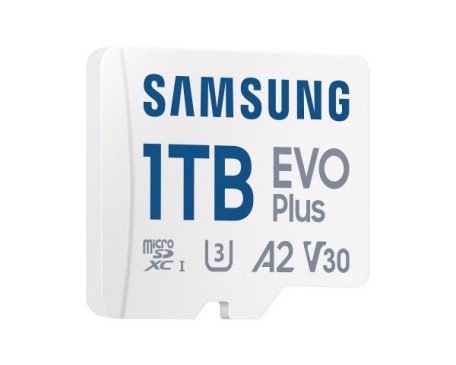 Карта пам&#039;яті Samsung 1 TB microSDXC Class 10 UHS-I U3 V30 A2 EVO Plus + SD Adapter (MB-MC1T0SA)  Фото №2