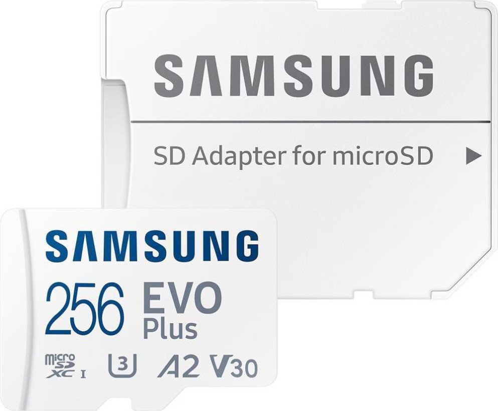 Карта пам&#039;яті Samsung 256 GB microSDXC Class 10 UHS-I U3 EVO Plus + SD Adapter (MB-MC256SA)