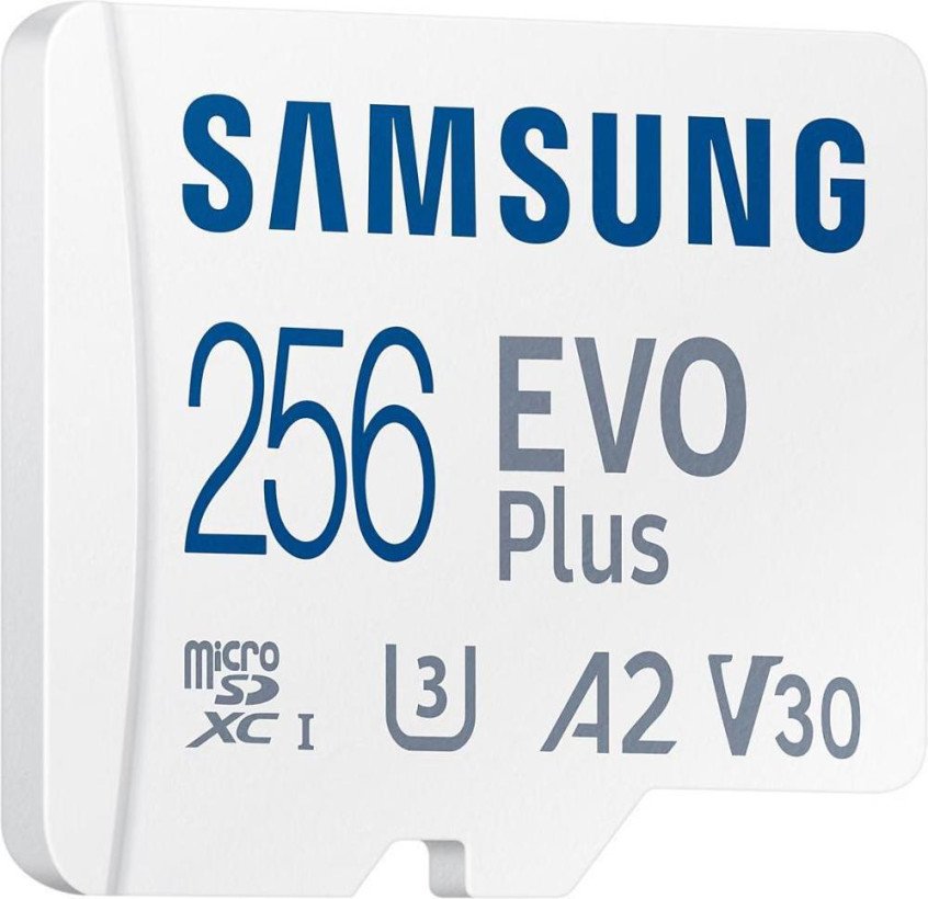 Карта пам&#039;яті Samsung 256 GB microSDXC Class 10 UHS-I U3 EVO Plus + SD Adapter (MB-MC256SA)  Фото №2