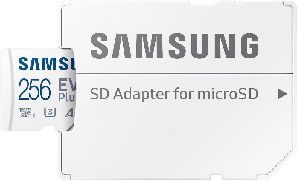 Карта пам&#039;яті Samsung 256 GB microSDXC Class 10 UHS-I U3 EVO Plus + SD Adapter (MB-MC256SA)  Фото №3