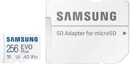 Карта пам&#039;яті Samsung 256 GB microSDXC Class 10 UHS-I U3 EVO Plus + SD Adapter (MB-MC256SA)  Фото №4