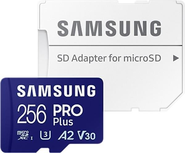 Карта пам&#039;яті Samsung 256 GB microSDXC UHS-I U3 V30 A2 PRO Plus (2021) MB-MD256KA
