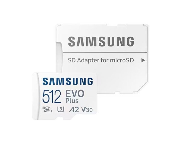 Карта пам&#039;яті Samsung 512 GB microSDXC Class 10 UHS-I U3 V30 A2 EVO Plus + SD Adapter (MB-MC512SA)  Фото №11