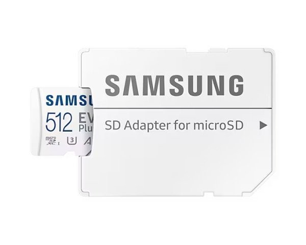 Карта пам&#039;яті Samsung 512 GB microSDXC Class 10 UHS-I U3 V30 A2 EVO Plus + SD Adapter (MB-MC512SA)  Фото №12